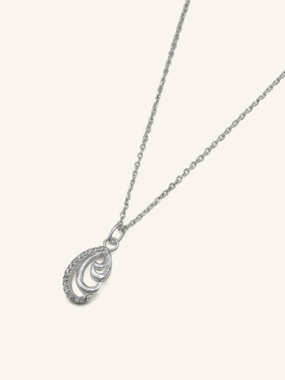 925 Sterling Silver CZ Pendant