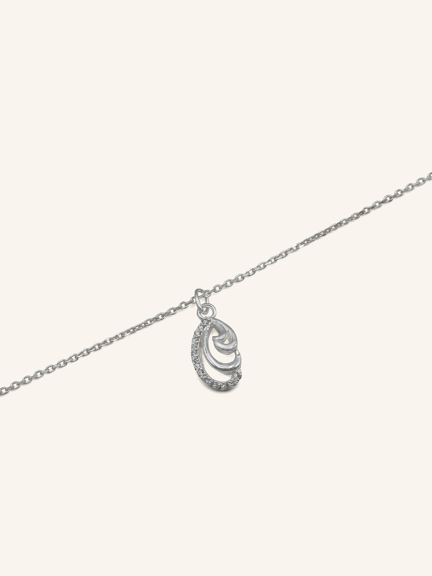 925 Sterling Silver CZ Pendant