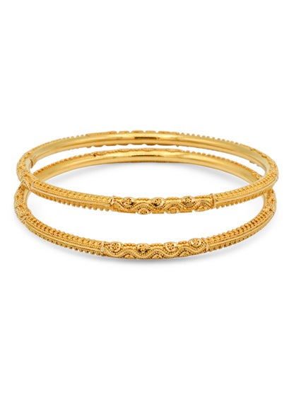 22ct Gold Pair Bangle