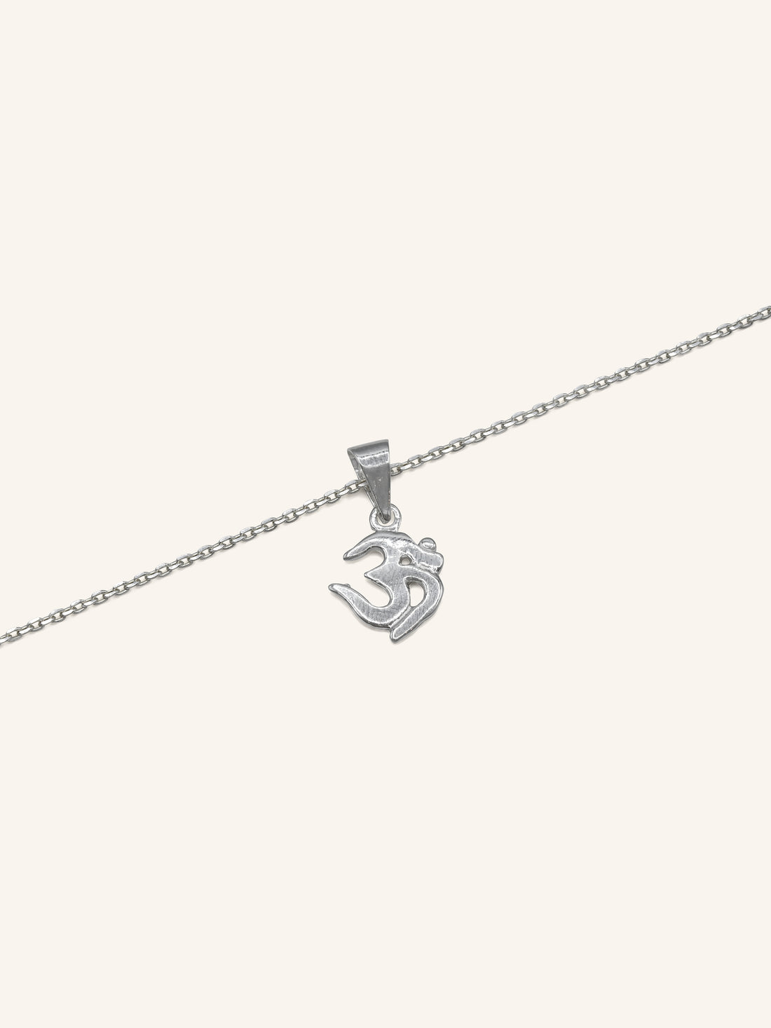 925 Sterling Silver OM Pendant