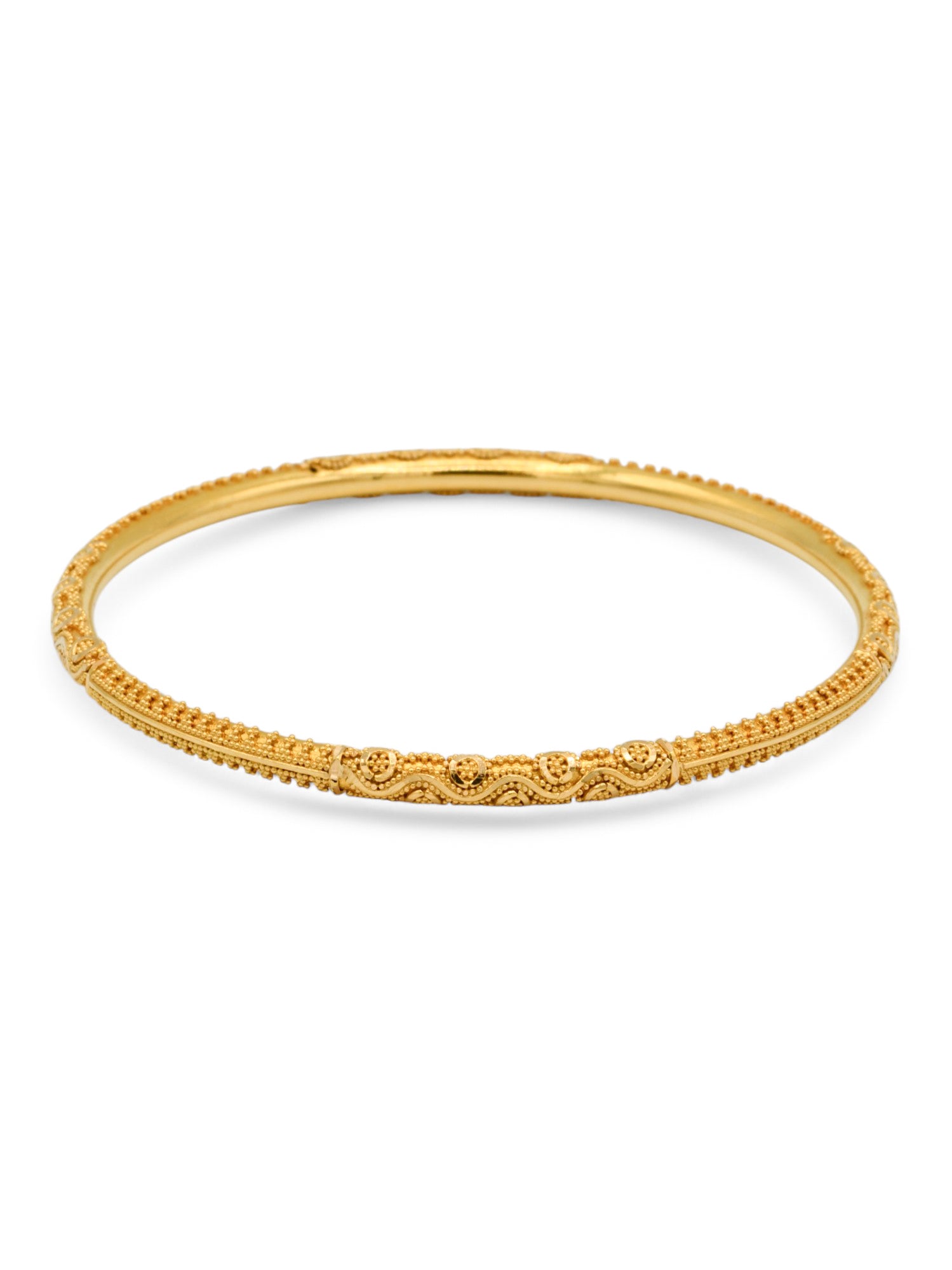 22ct Gold Pair Bangle