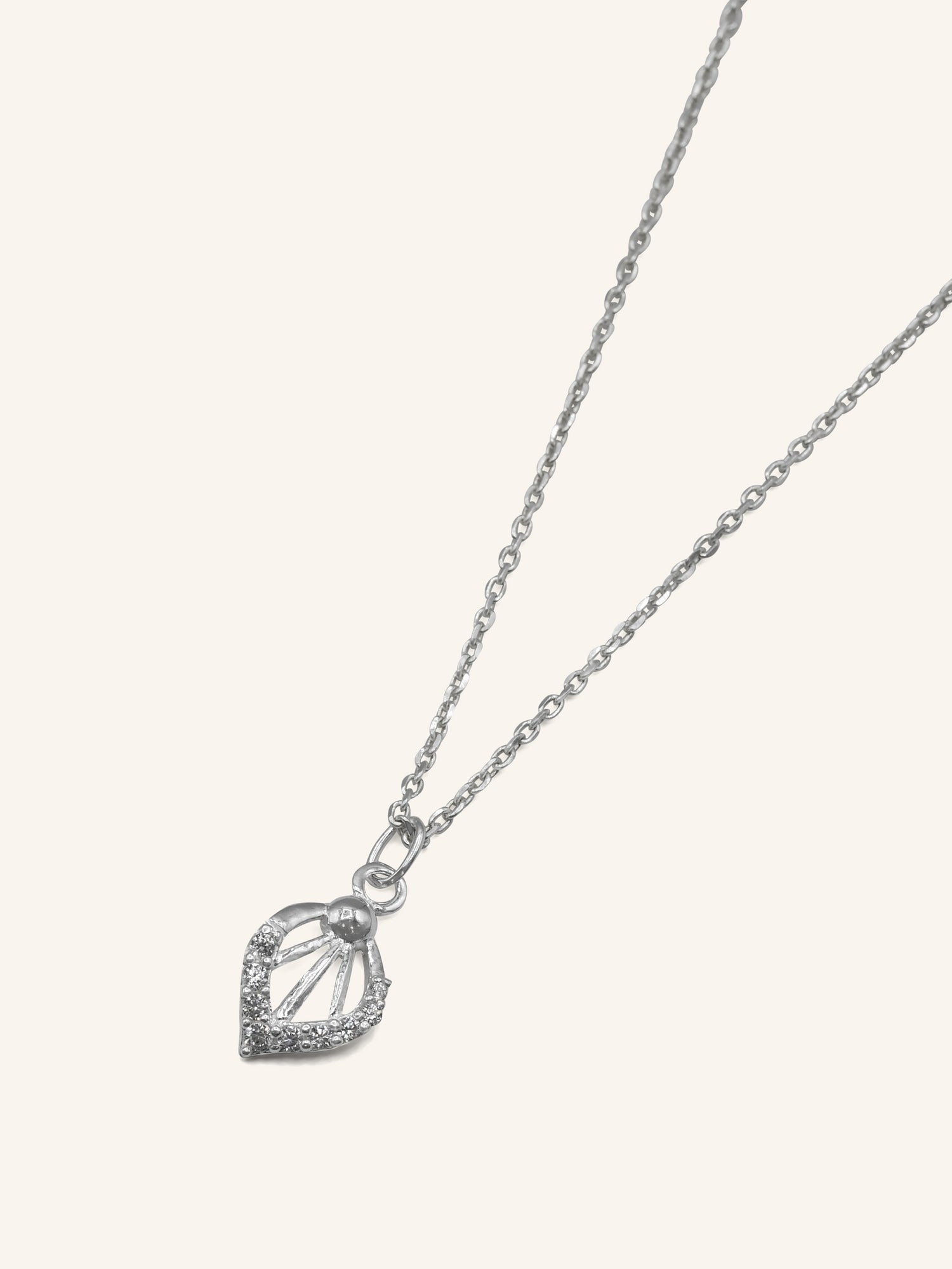 925 Sterling Silver CZ Pendant