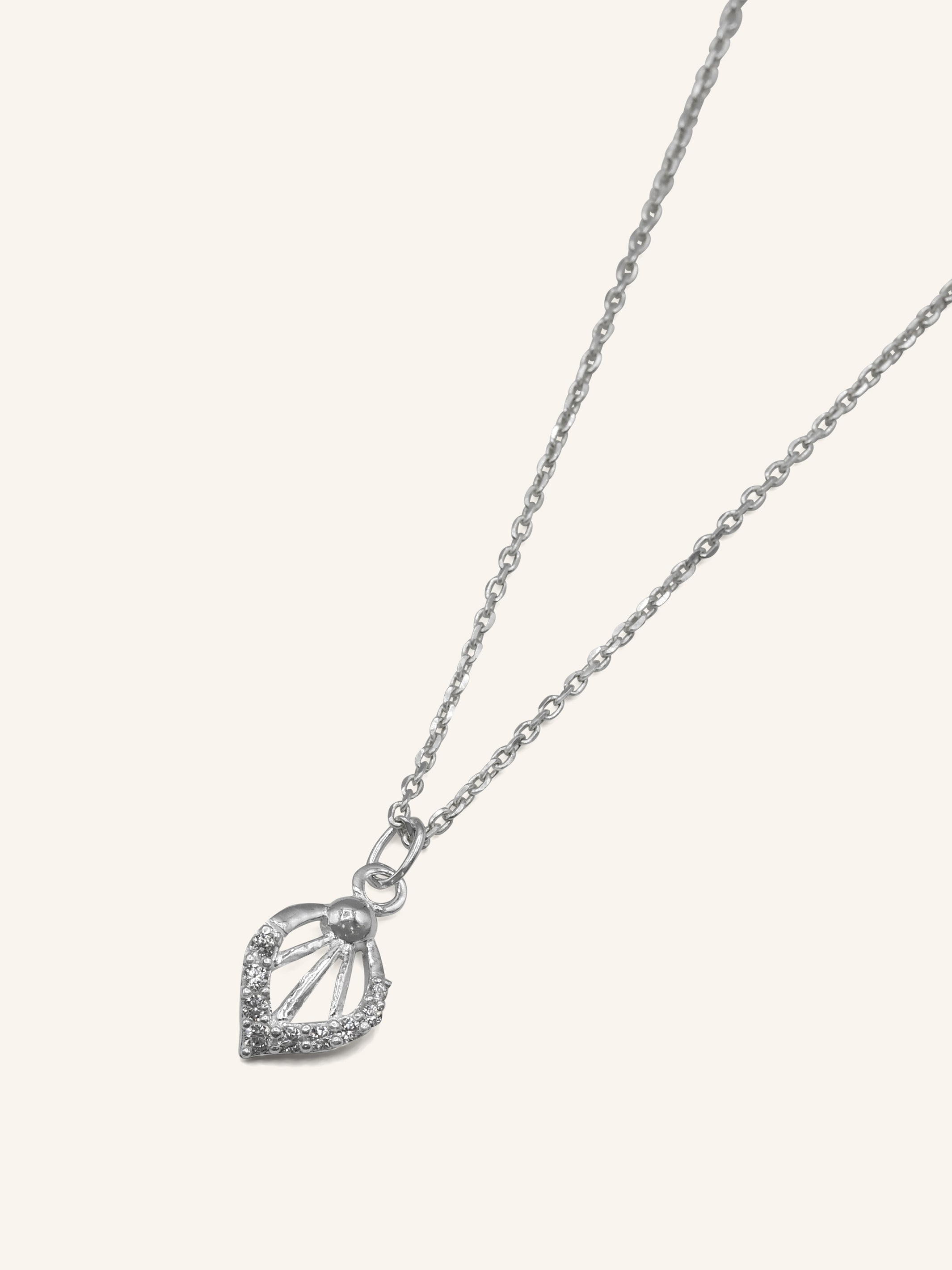 925 Sterling Silver CZ Pendant
