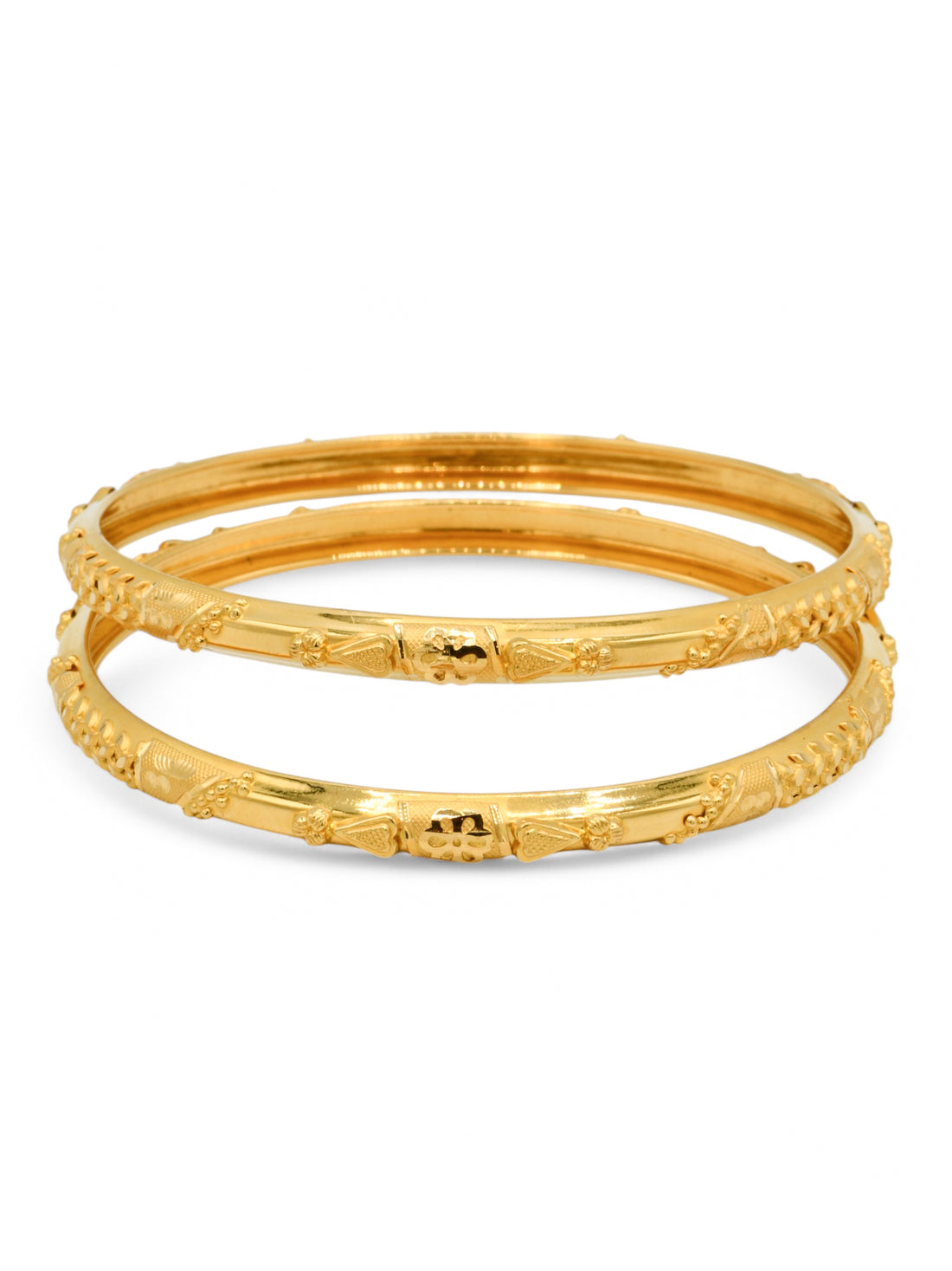 22ct Gold Pair Bangle
