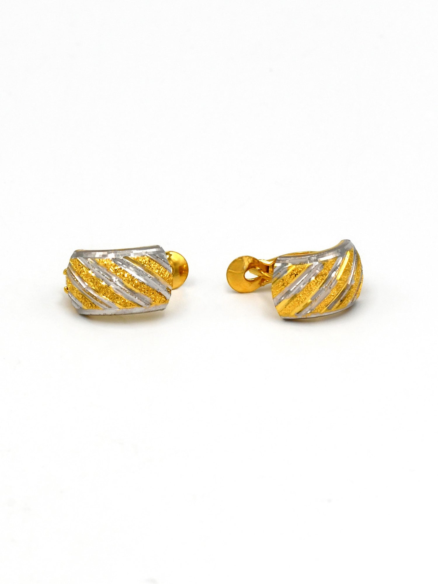 22ct Gold Two Tone Spring Bali