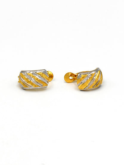 22ct Gold Two Tone Spring Bali