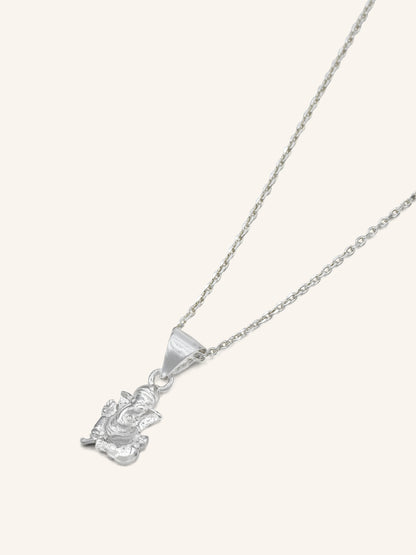 925 Sterling Silver Lord Ganesh Pendant