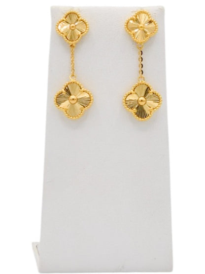 22ct Gold Flower Necklace Set