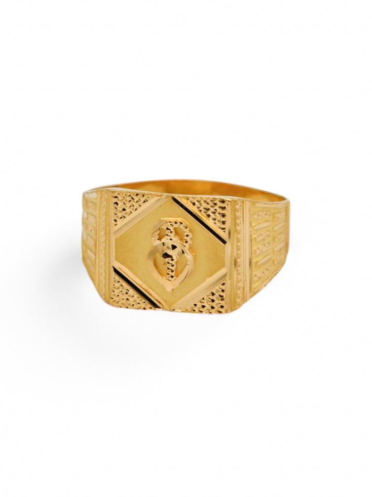 22ct Gold Mens Ring - Roop Darshan