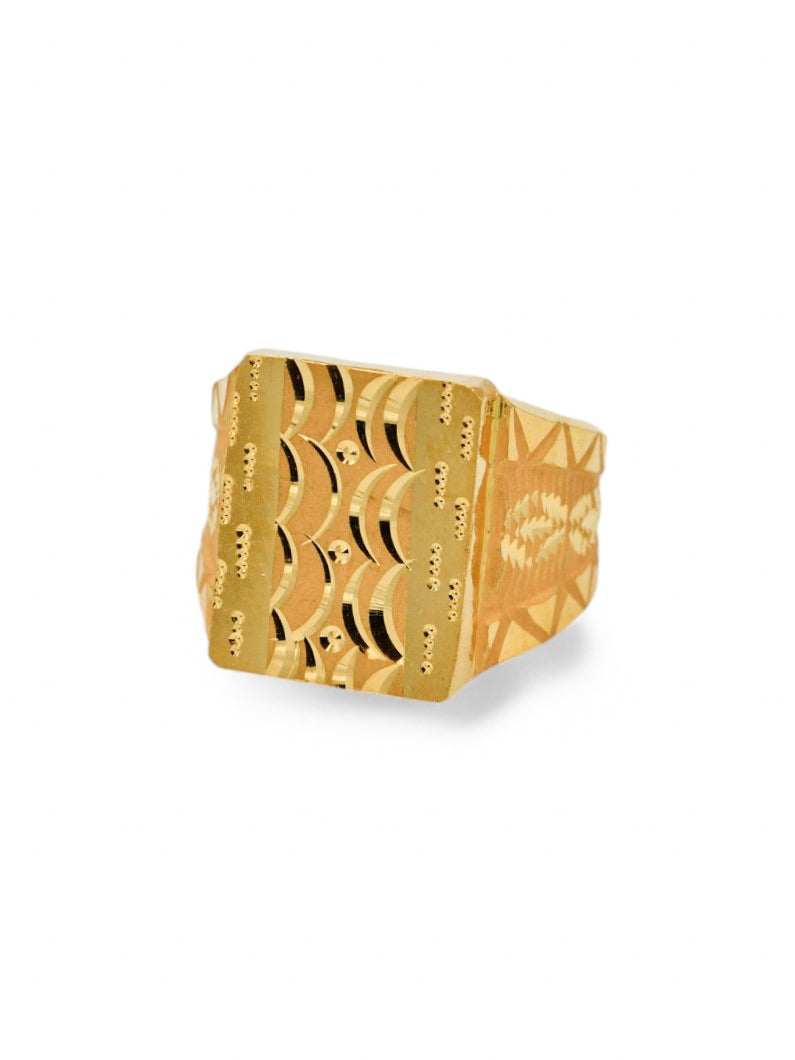 22ct Gold Mens Ring - Roop Darshan
