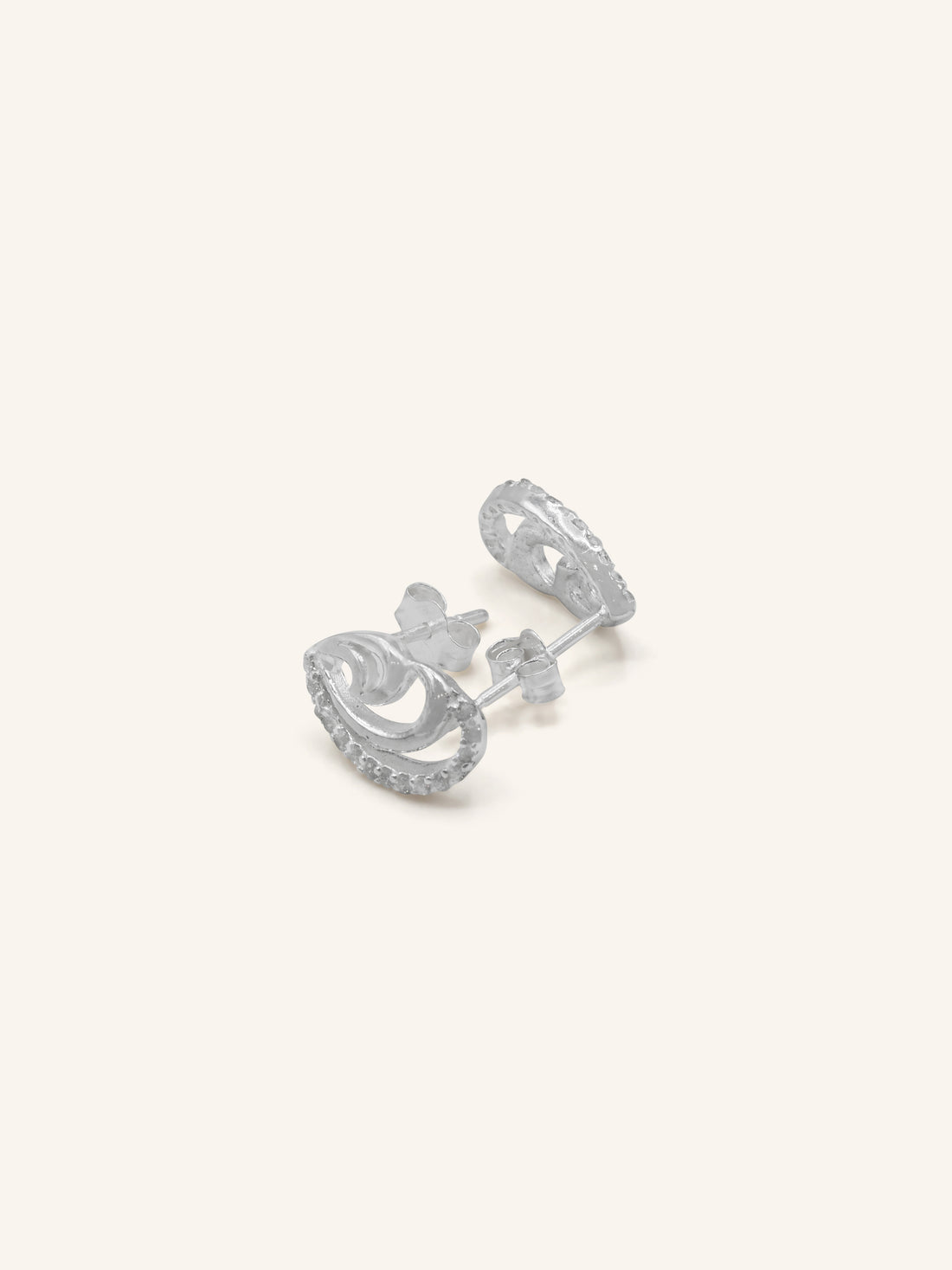 925 Sterling Silver CZ Stud Earring