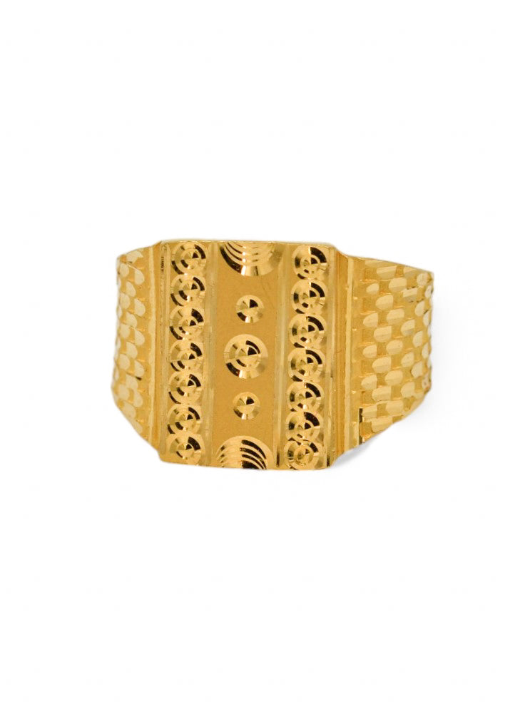 22ct Gold Mens Ring - Roop Darshan