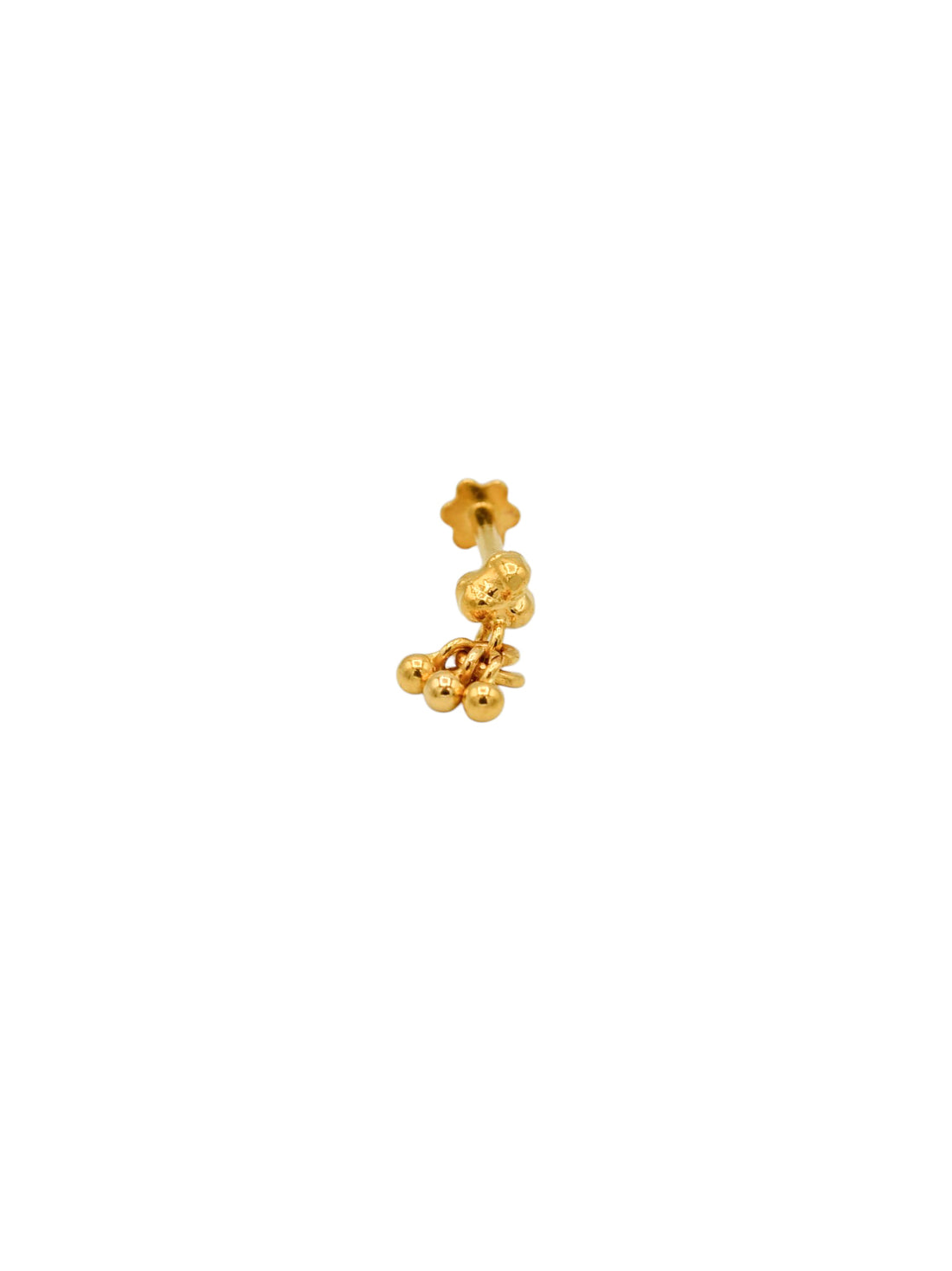 22ct Gold Nose Pin - Roop Darshan