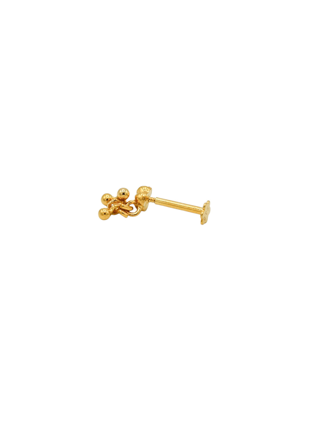 22ct Gold Nose Pin - Roop Darshan