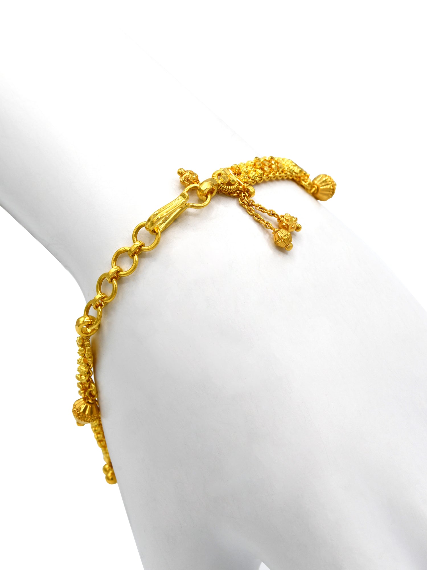 22ct Gold Charms Ladies Bracelet