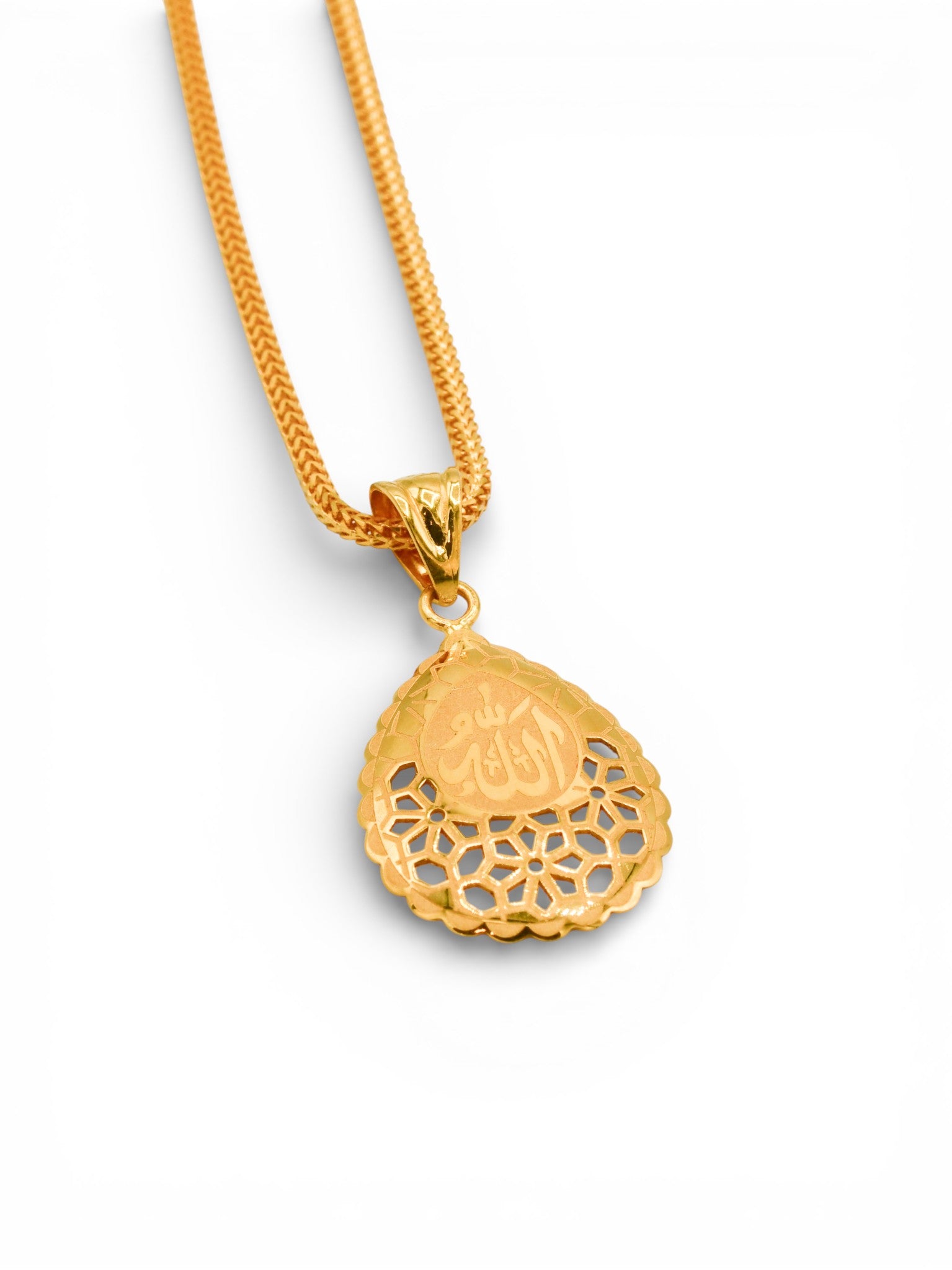 22ct Gold Allah Pendant - Roop Darshan