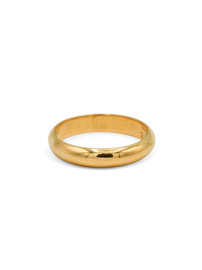22ct Gold Half Round Band Ring