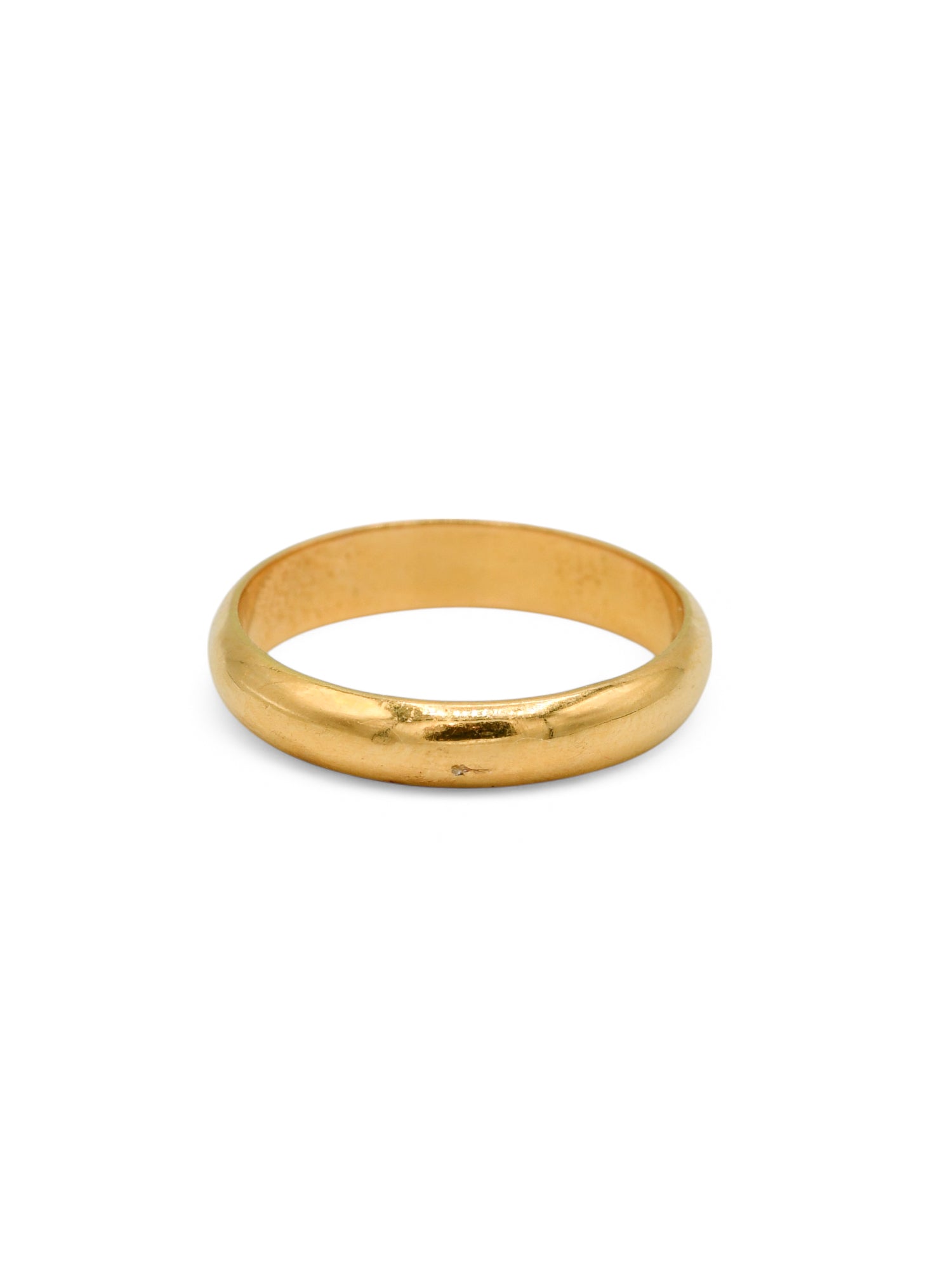 22ct Gold Half Round Band Ring