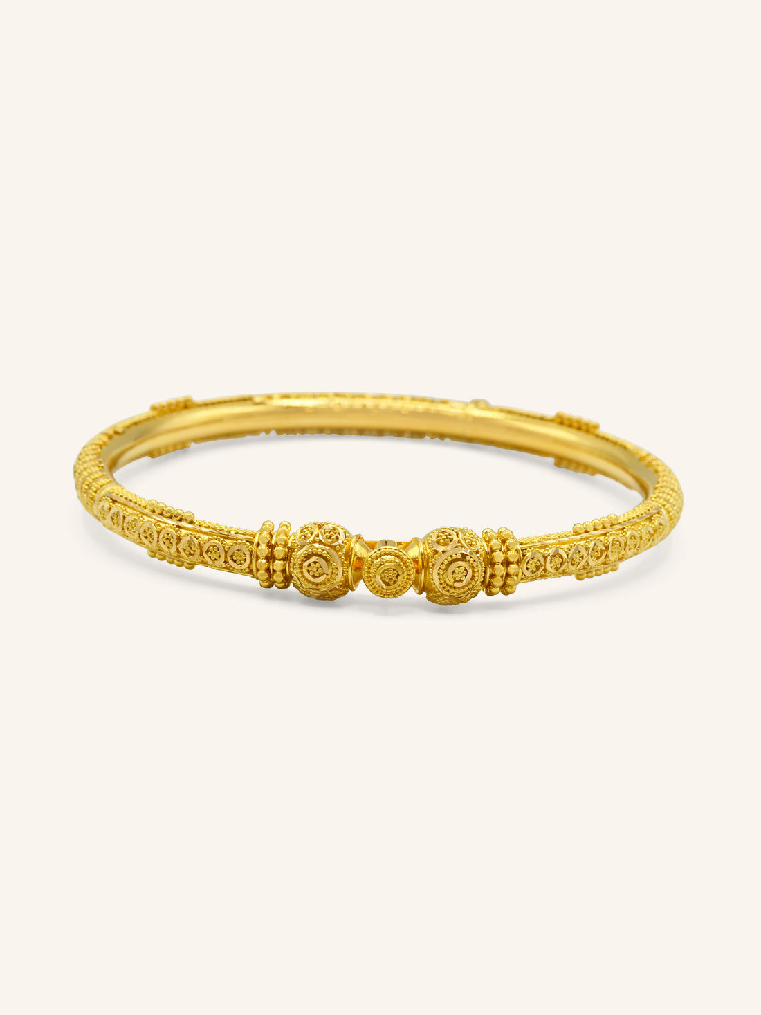 22ct Gold Screw Bangle