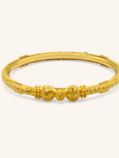 22ct Gold Screw Bangle