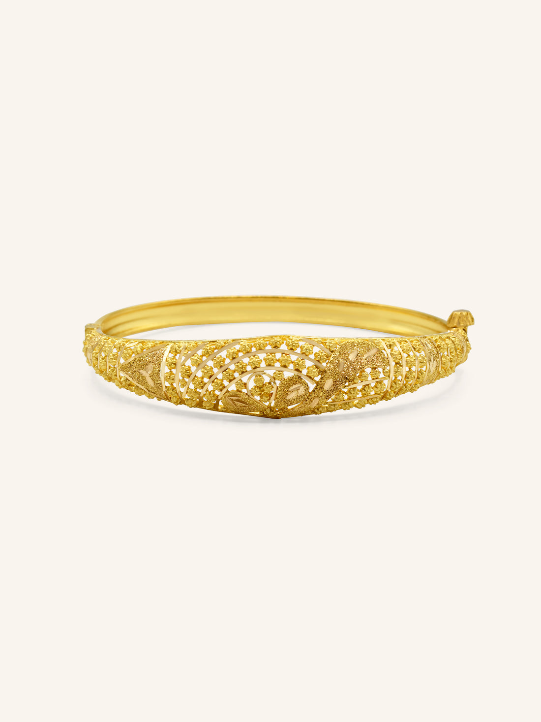 22ct Gold Screw Bangle