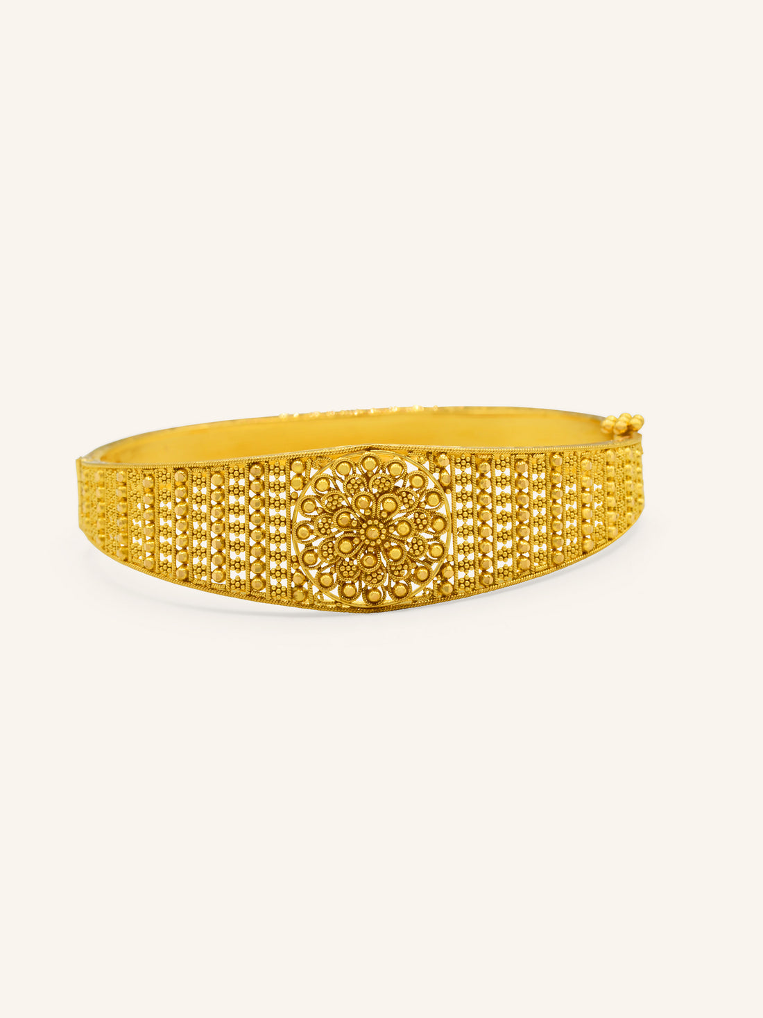 22ct Gold 1 Piece Screw Bangle