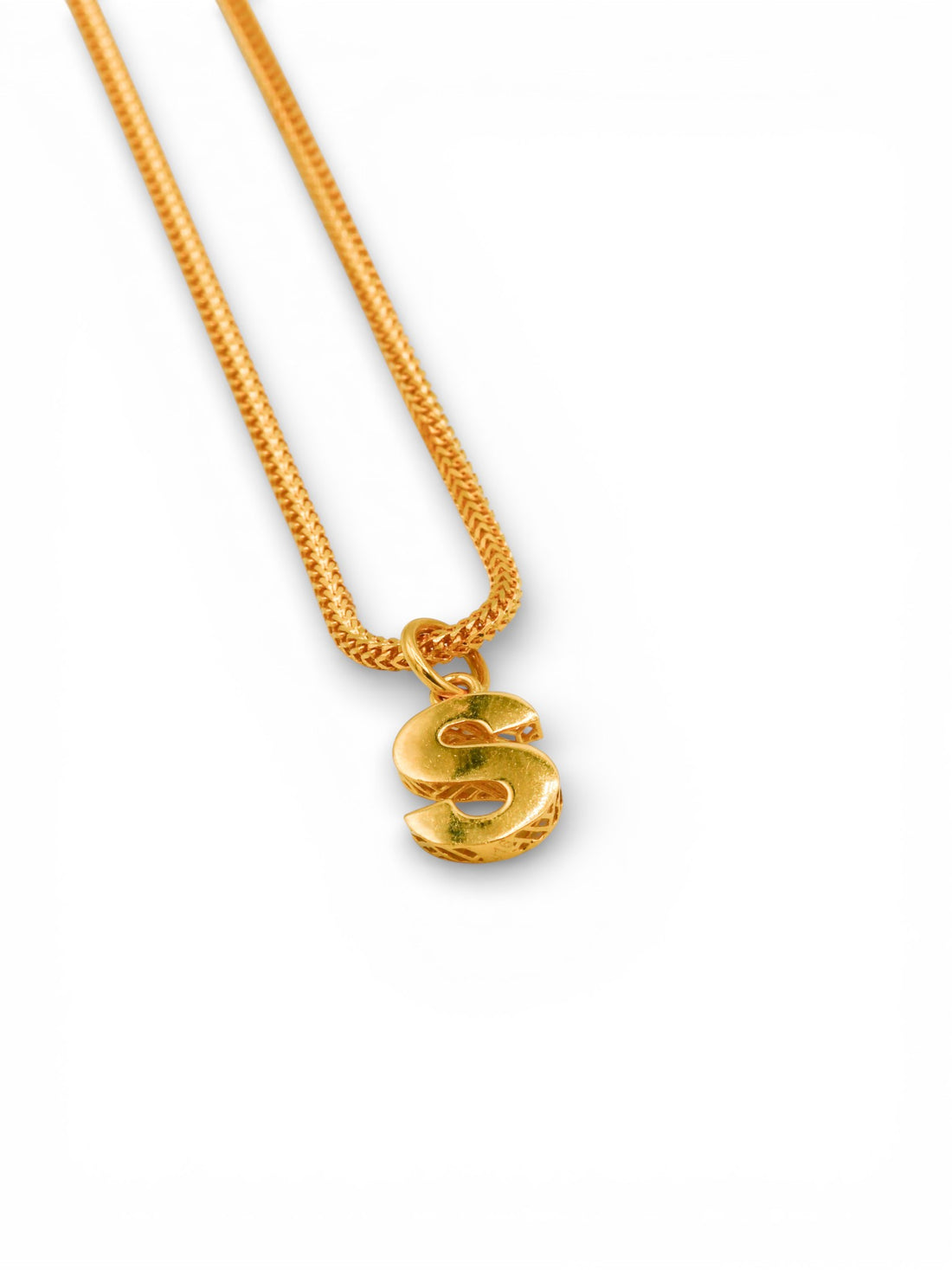 22ct Gold "S" Pendant