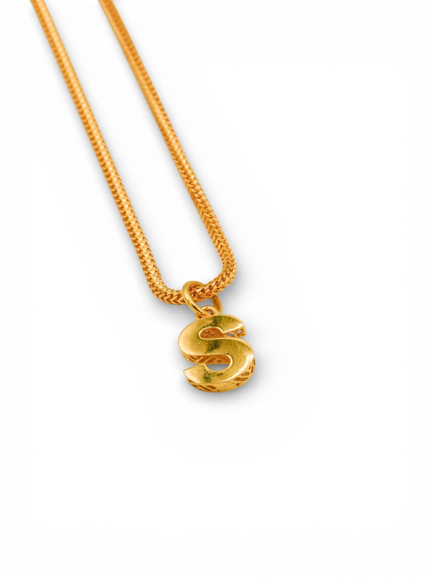 22ct Gold "S" Pendant