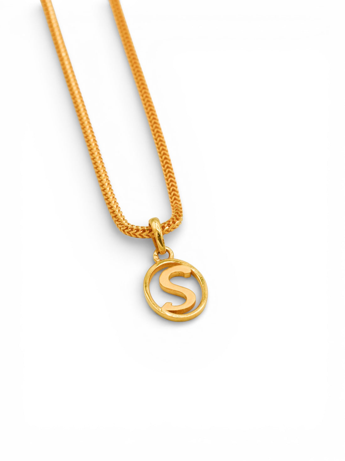 22ct Gold "S" Pendant