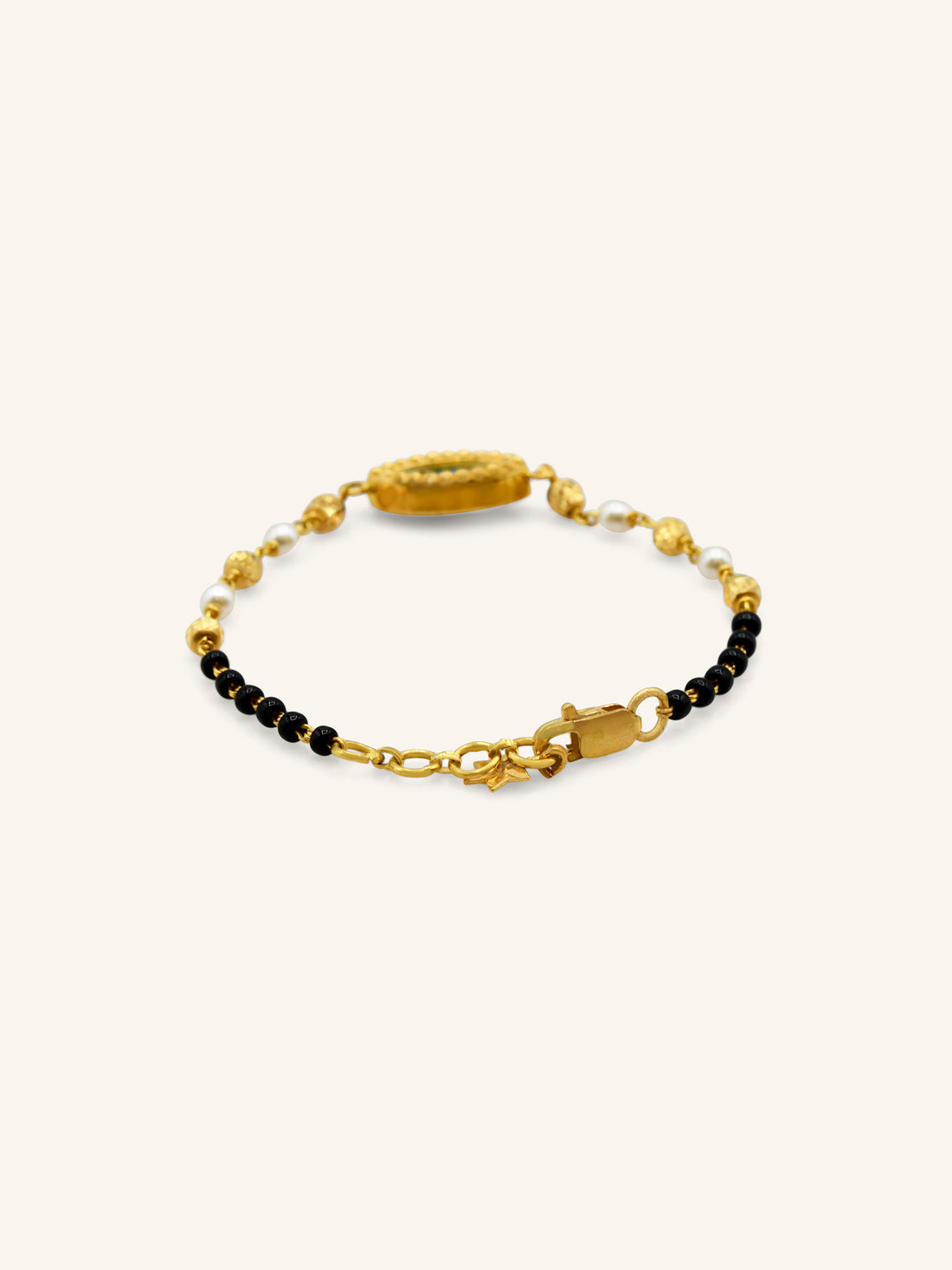 22ct Gold Evil Eye 1 Piece Baby Bracelet