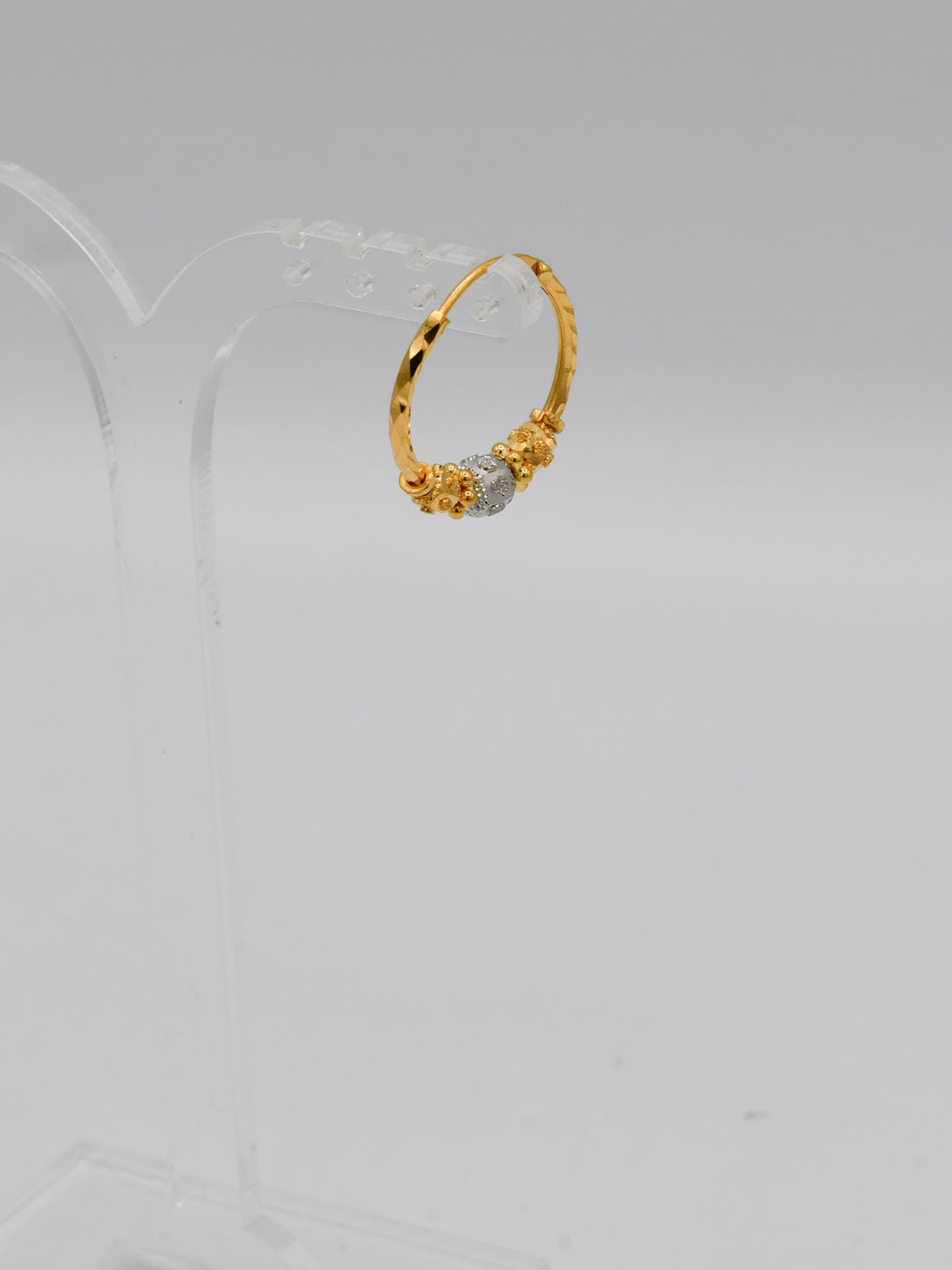 22ct Gold Two Tone Ball Bali - Roop Darshan