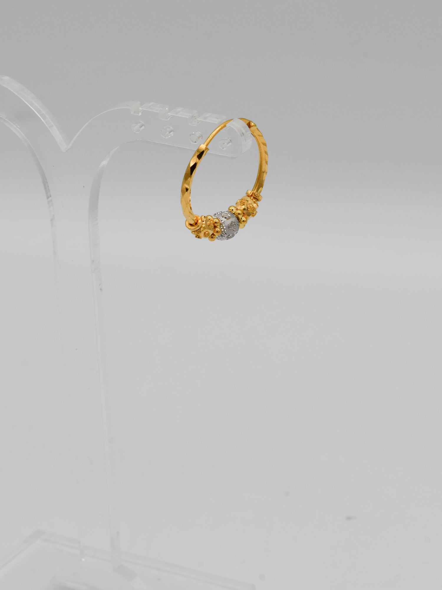 22ct Gold Two Tone Ball Bali - Roop Darshan