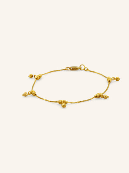 22ct Gold Ball Bracelet