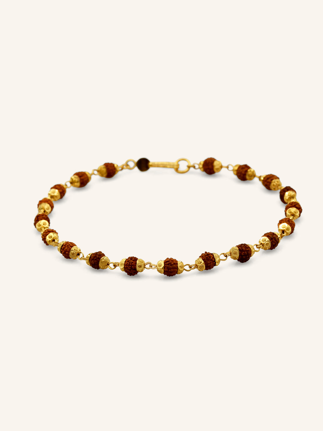 22ct Gold Rudraksha Bracelet