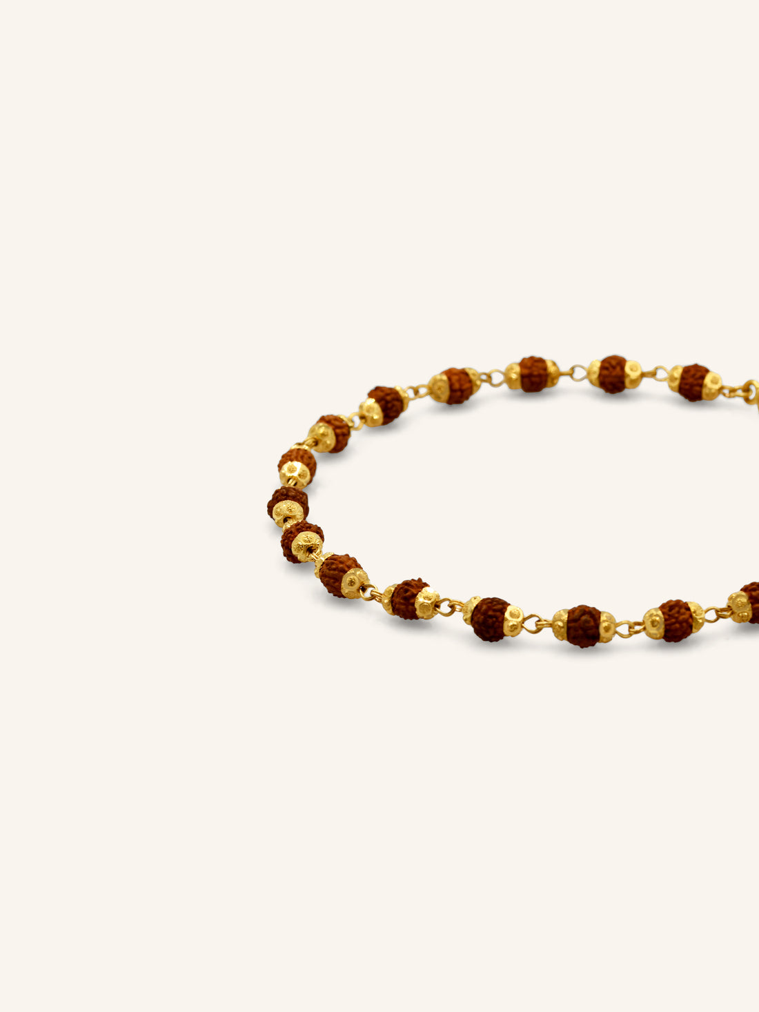 22ct Gold Rudraksha Bracelet