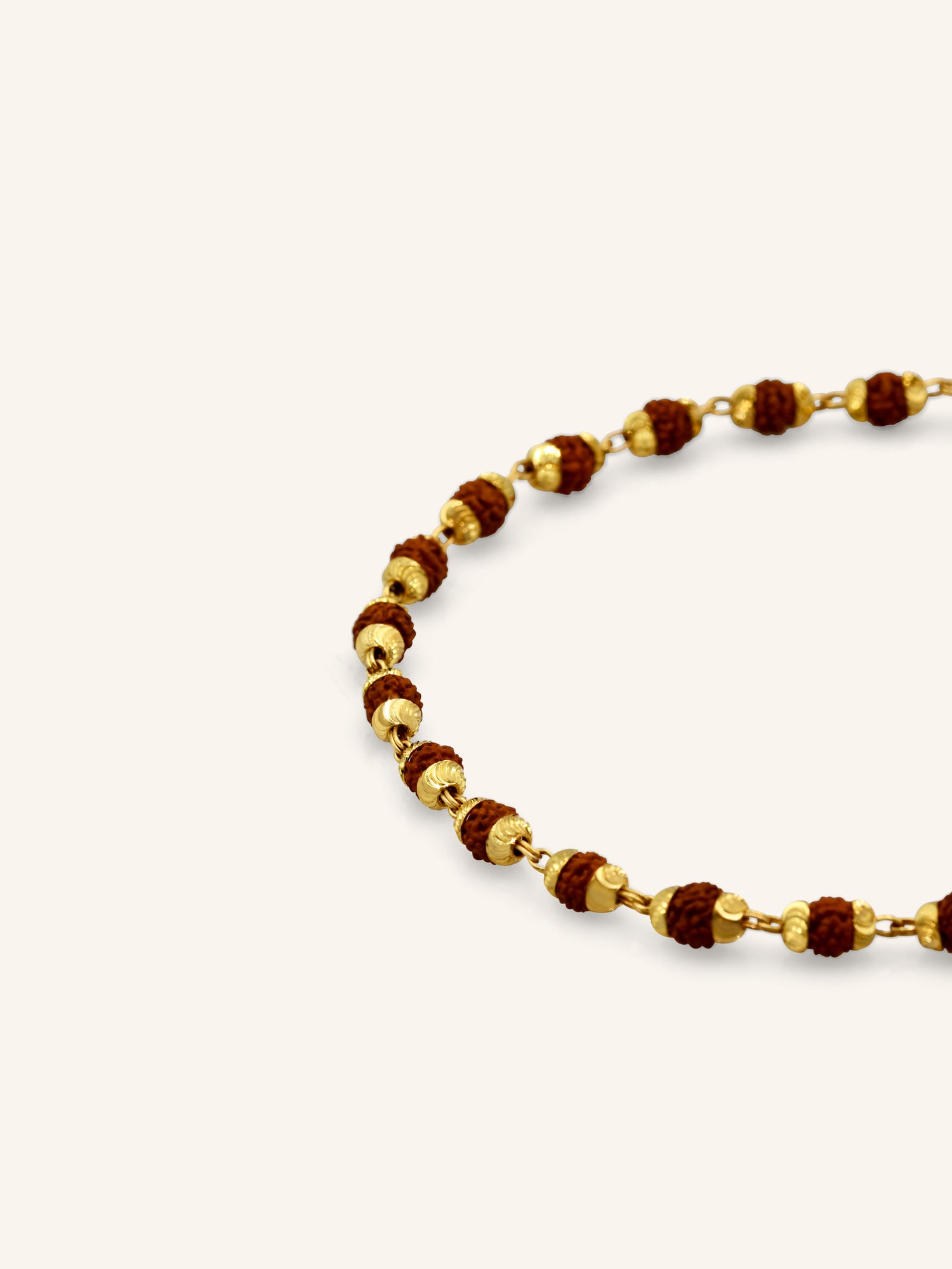 22ct Gold Rudraksha Bracelet