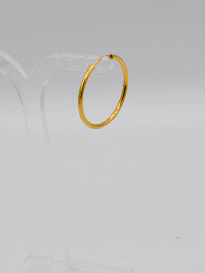 22ct Gold Plain Bali - Roop Darshan