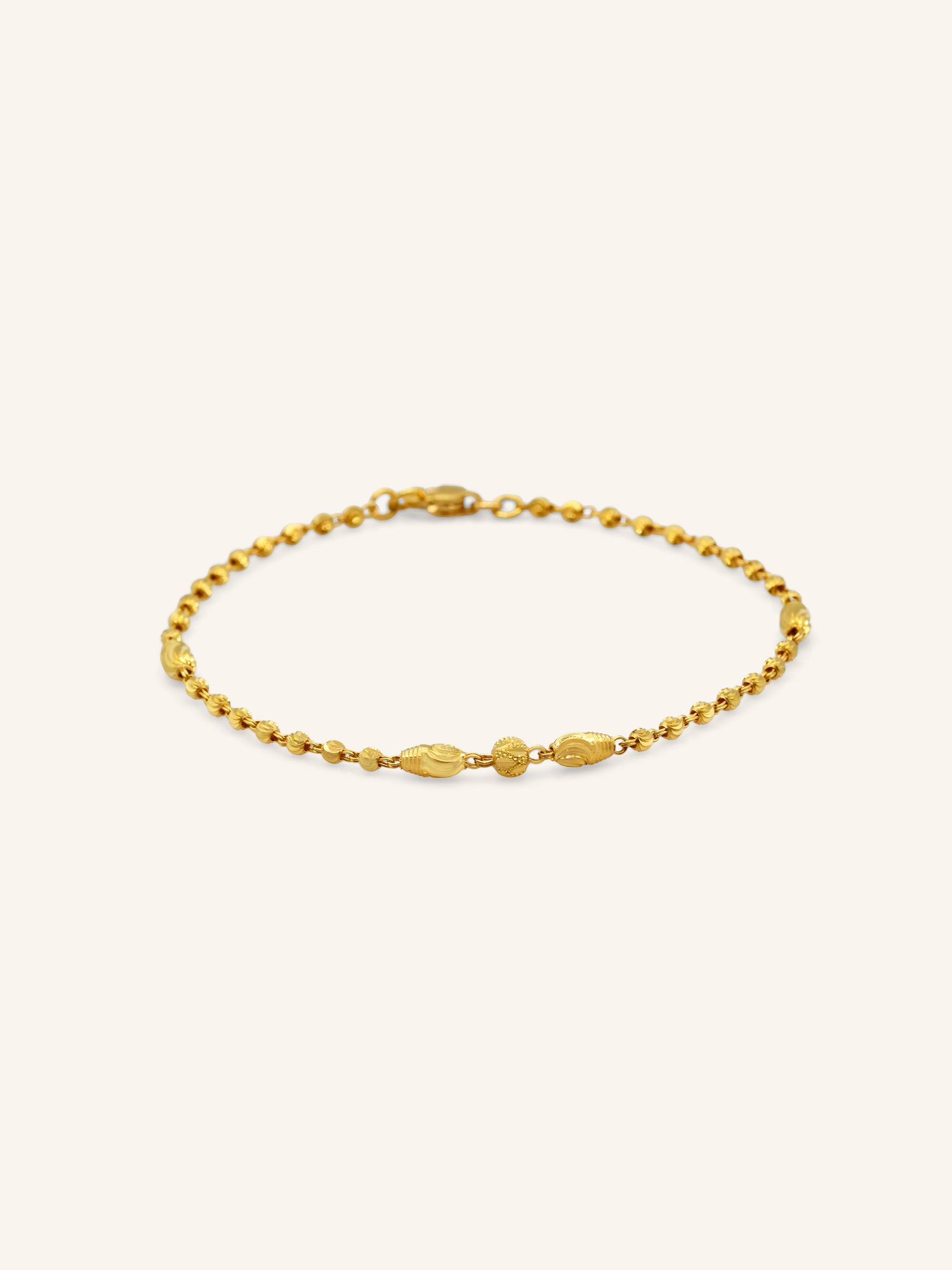 22ct Gold Ball Bracelet
