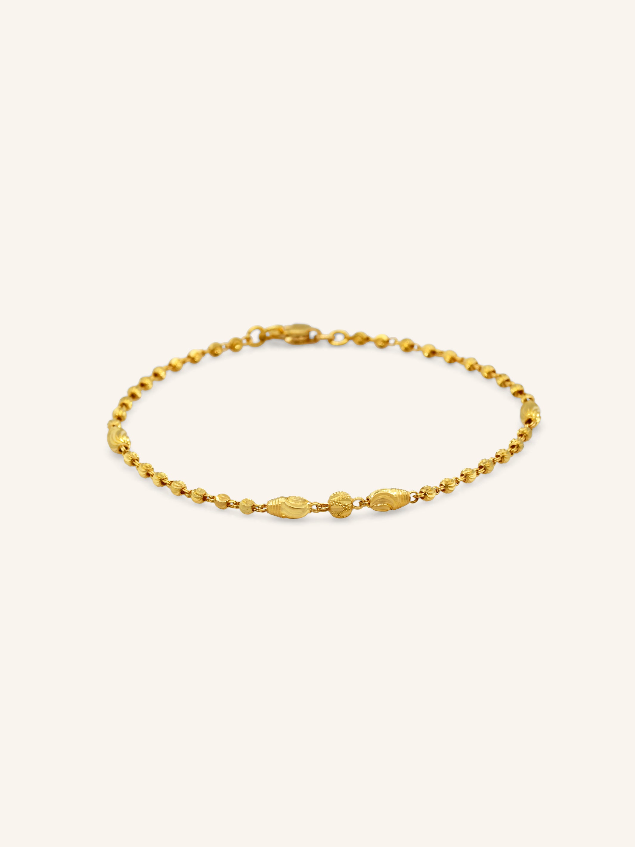 22ct Gold Ball Bracelet