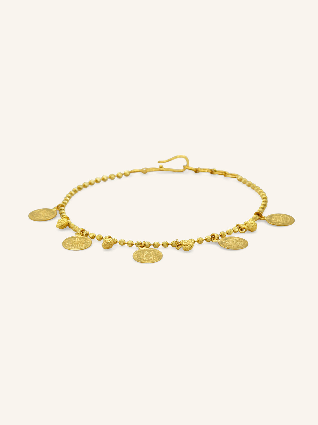 22ct Gold Coin Bracelet