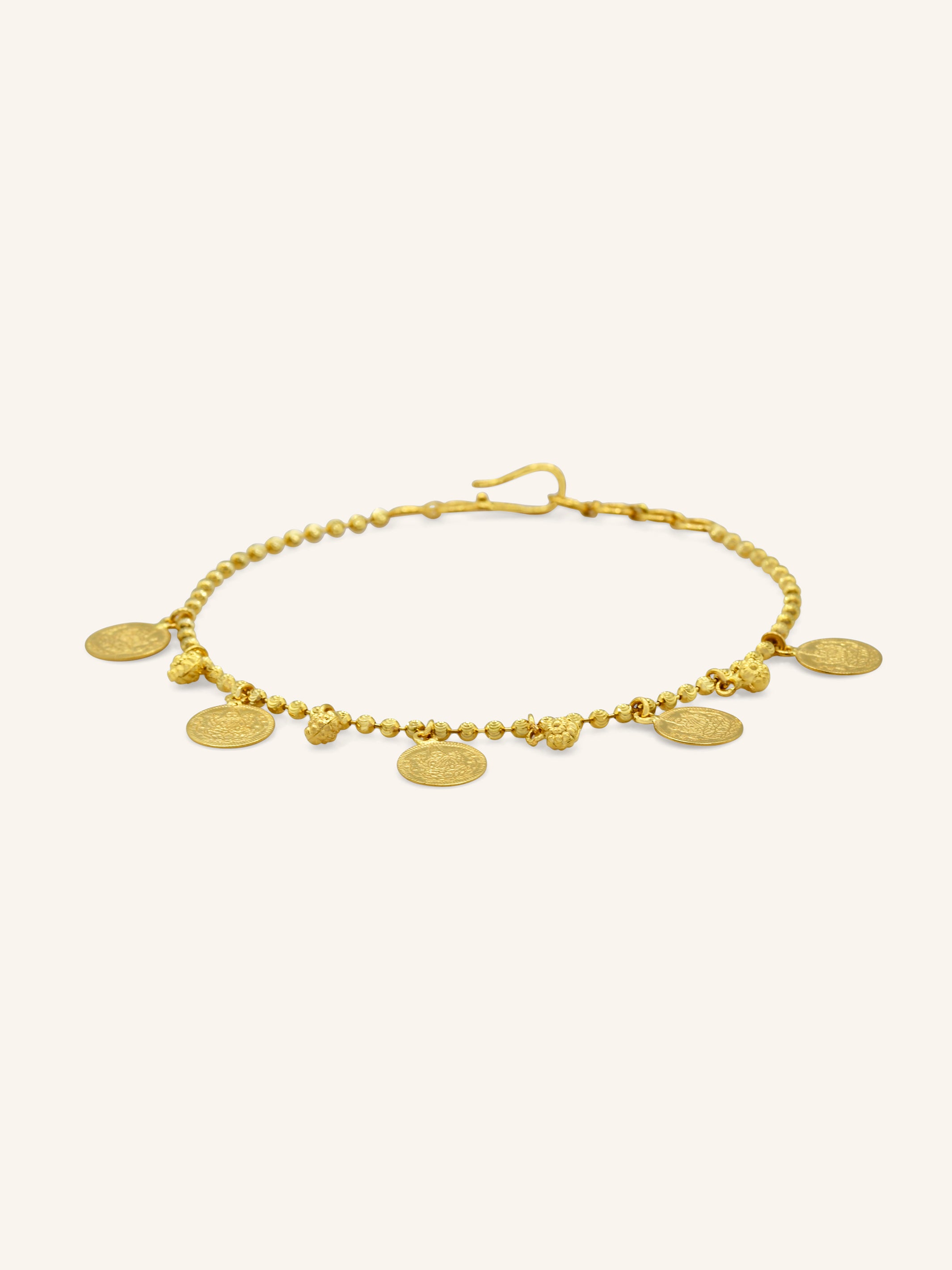 22ct Gold Coin Bracelet