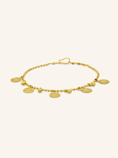 22ct Gold Coin Bracelet