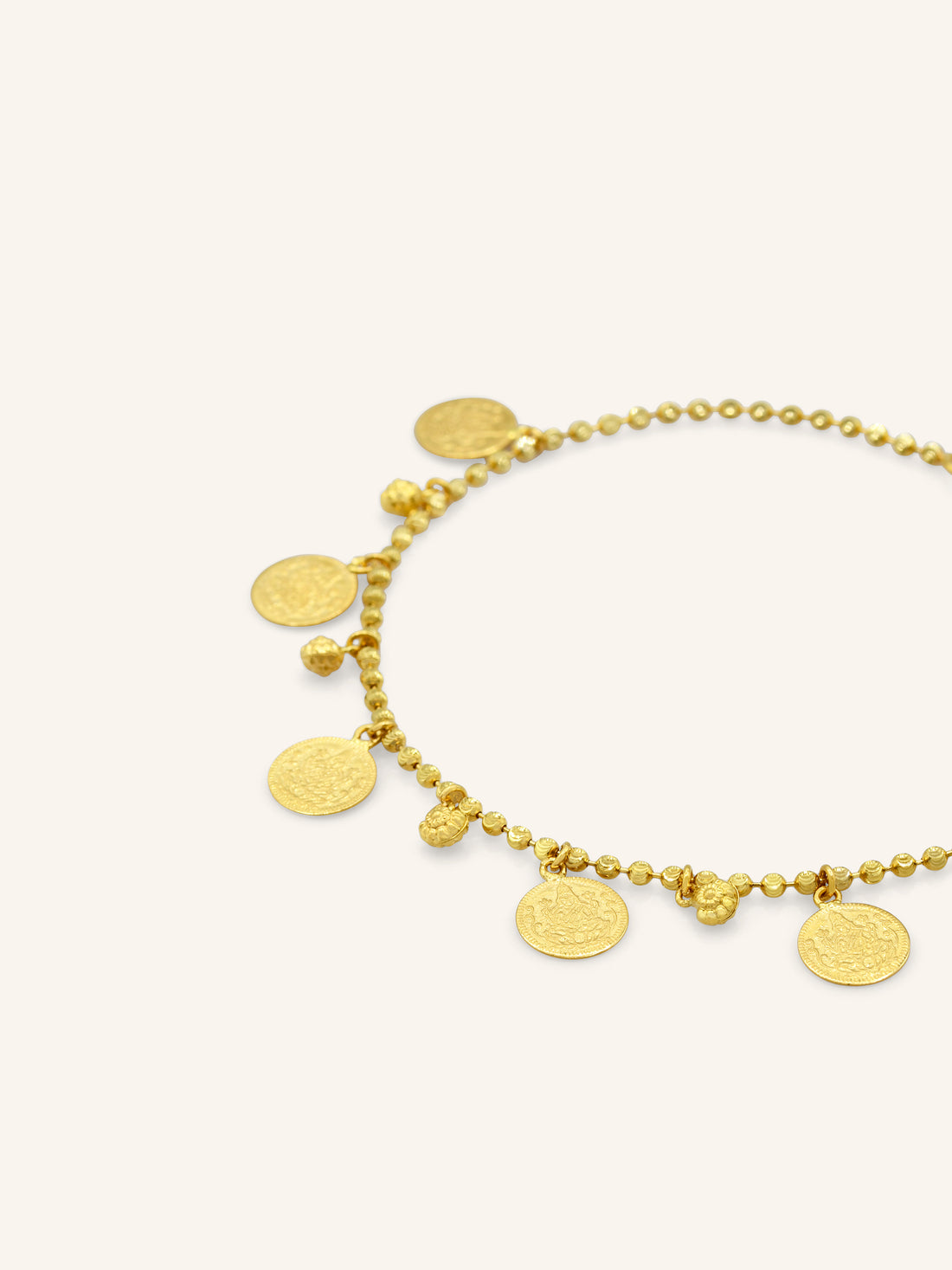 22ct Gold Coin Bracelet