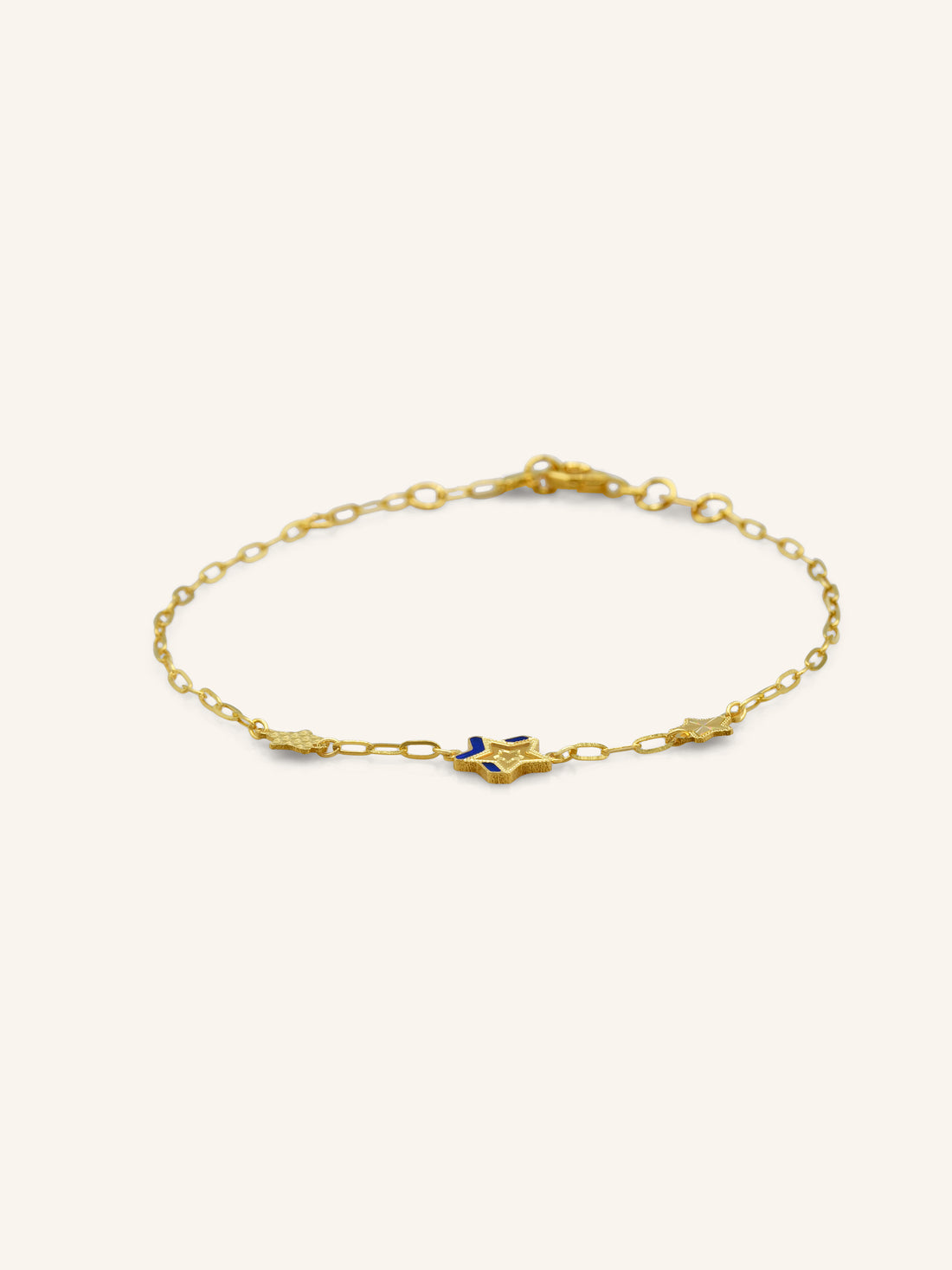 22ct Gold Star Bracelet