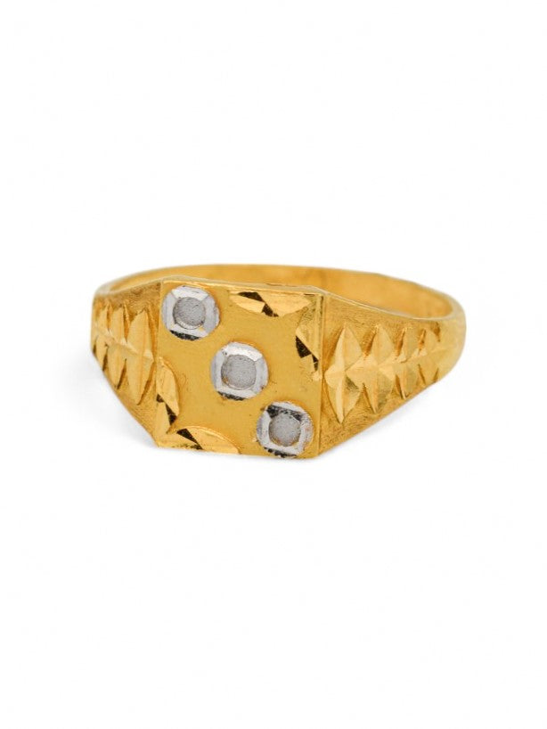 22ct Gold Mens Ring - Roop Darshan