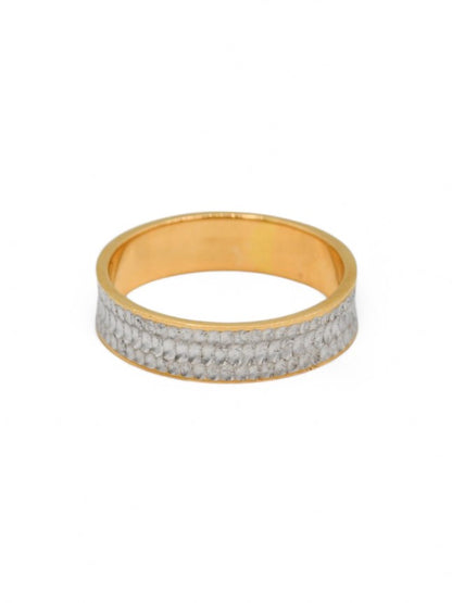 22ct Gold Two Tone Band Ring
