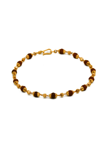 22Ct Gold Rudraksh Bracelet