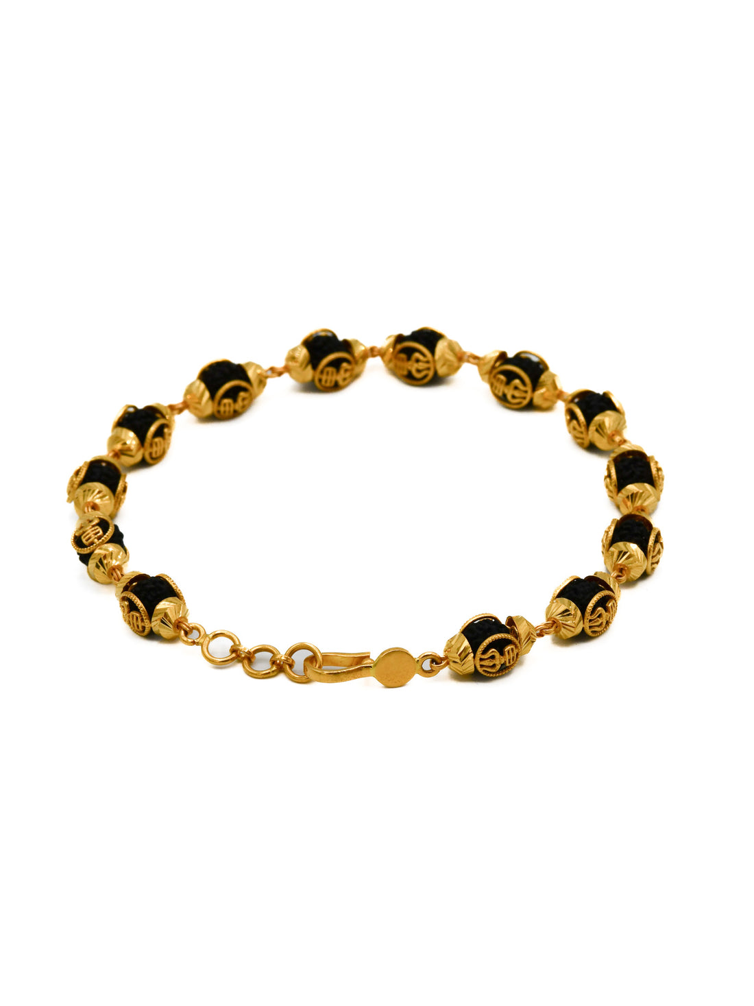 22Ct Gold Rudraksh Bracelet