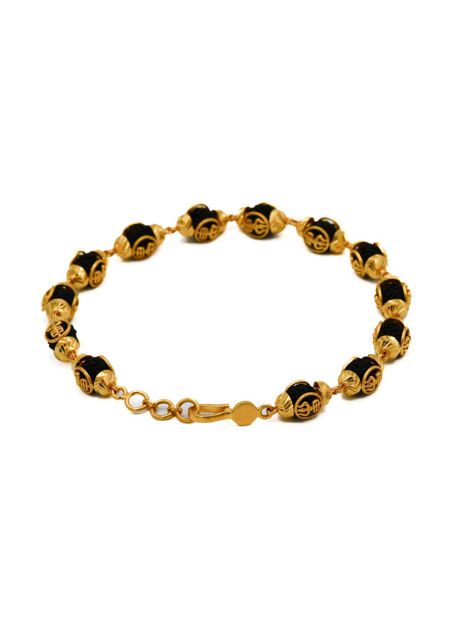 22Ct Gold Rudraksh Bracelet