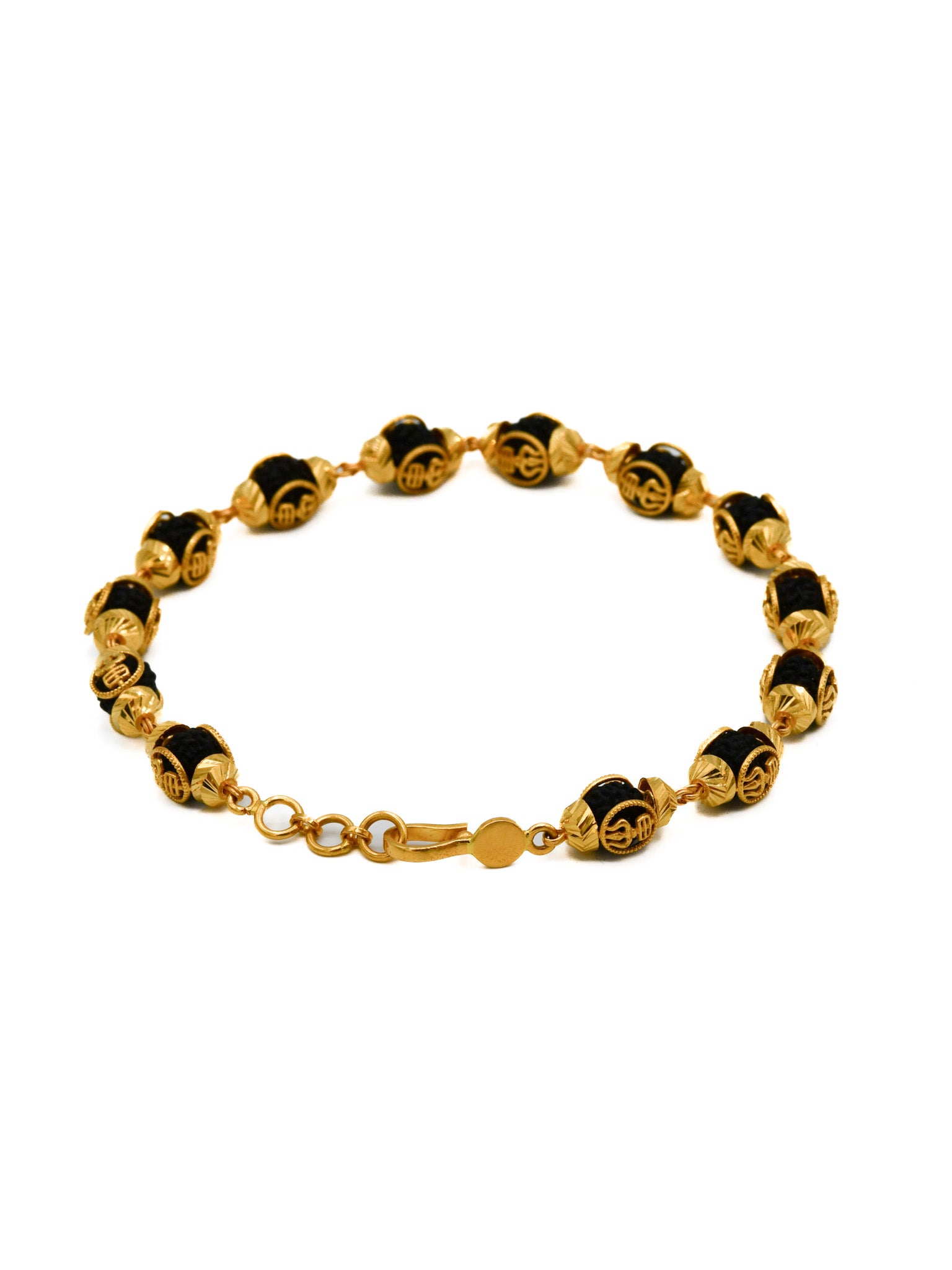 22Ct Gold Rudraksh Bracelet